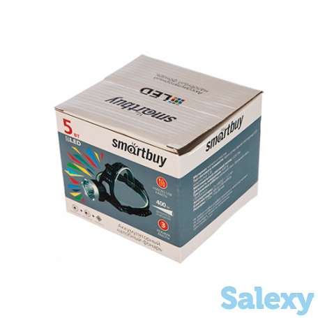 Аккумуляторный налобный фонарь smartbuy 5 вт led (sbf-hl023)/50, фотография 5