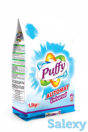 Стиральный порошок Puffy UNIVERSAL (Турция) в ассортименте (1,5кг; 3 кг; 4,5 кг; 6 кг; 9 кг; 20 кг), фотография 1