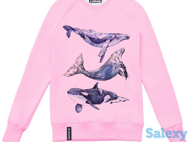 Розовые свитшоты с принтом. Нанесение на яркий, розовый свитшот любого рисунка и Вашего дизайна., фотография 1