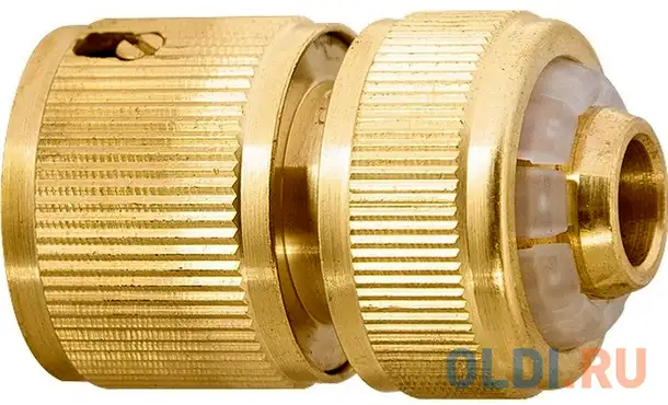 Соединитель латунный быстросъемный для шланга 3/4