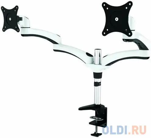 Кронштейн для мониторов cactus cs-vm-fe124d-al серебристый 15