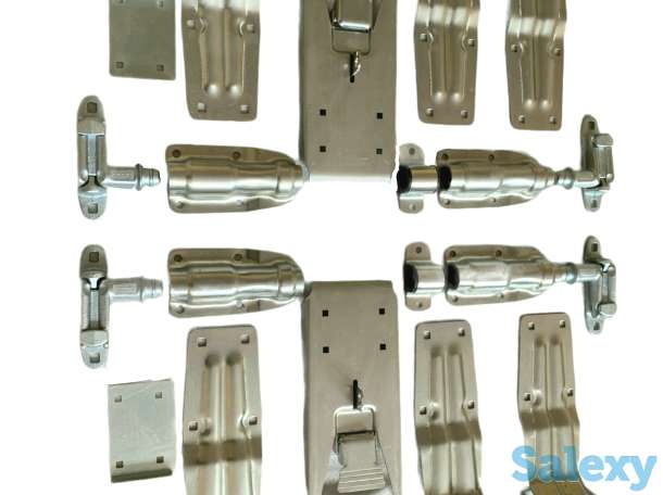 Комплект фурнитуры на задние ворота фургона с рукояткой ПУШ накладная d-27 ., фотография 3