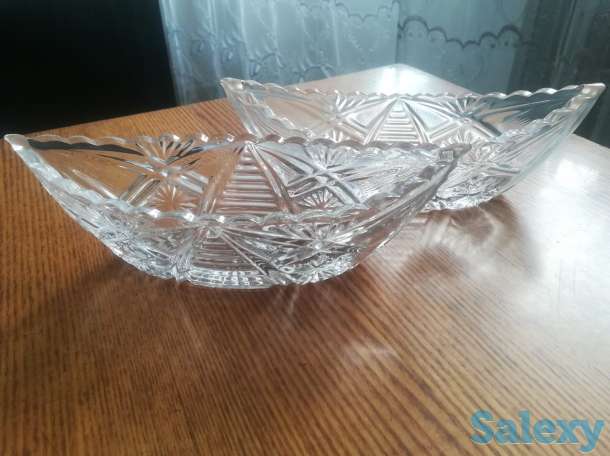 Салатник, ваза, конфетница хрусталь, фотография 2