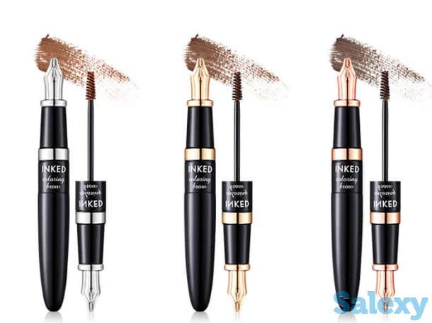 Тушь для бровей tony moly inked coloring brow, цвет #1 light brown | светло-коричневый, фотография 3