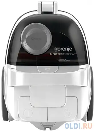 Пылесос gorenje vc1701gacwcy сухая уборка белый, фотография 1