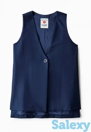 Жилет button blue, фотография 1