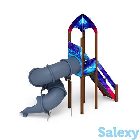 Горка космопорт (космос) тоннельная винтовая н-2000 ио 45.14.01-02, фотография 1