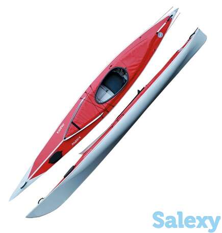 Байдарка тритон ладога 1 люкс серая/красная, фотография 1