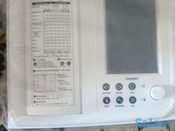 Электрокардиограф CARDIO 7 (Bionet Co., Ltd., Южная Корея) - является устройством для проведения электрокардиограммы (ЭК, фотография 1