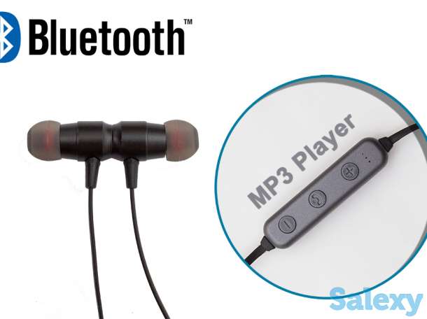 Продам беспроводная стерео Bluetooth гарнитура + MP3 Player, EVISU W6, фотография 1