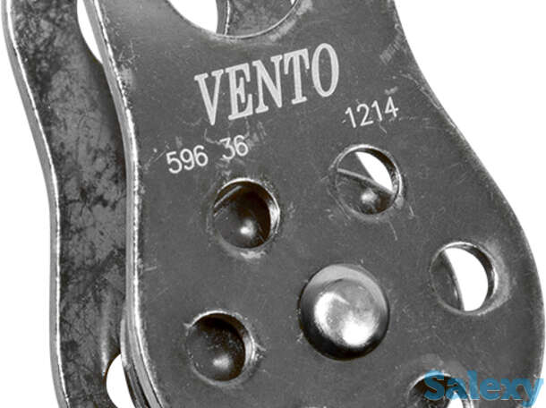 Блок-ролик венто высота про одинарный без подшипника сталь, фотография 1