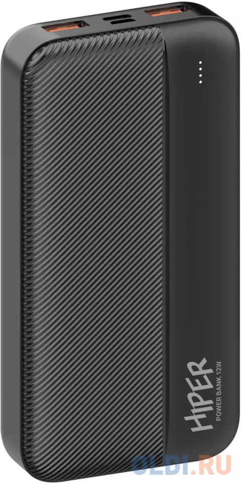 Внешний аккумулятор power bank 20800 мач hiper sm20000 черный, фотография 1