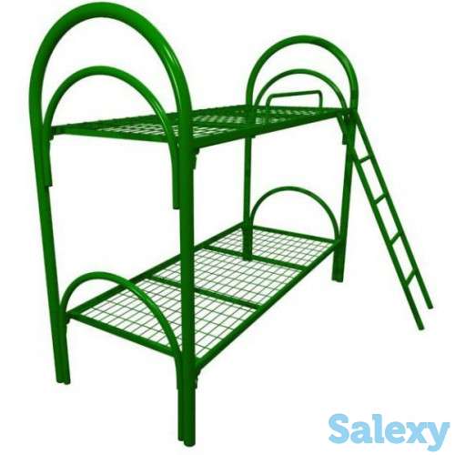 Металлические двуспальные кровати, разборные конструкции сеток и спинок, фотография 6