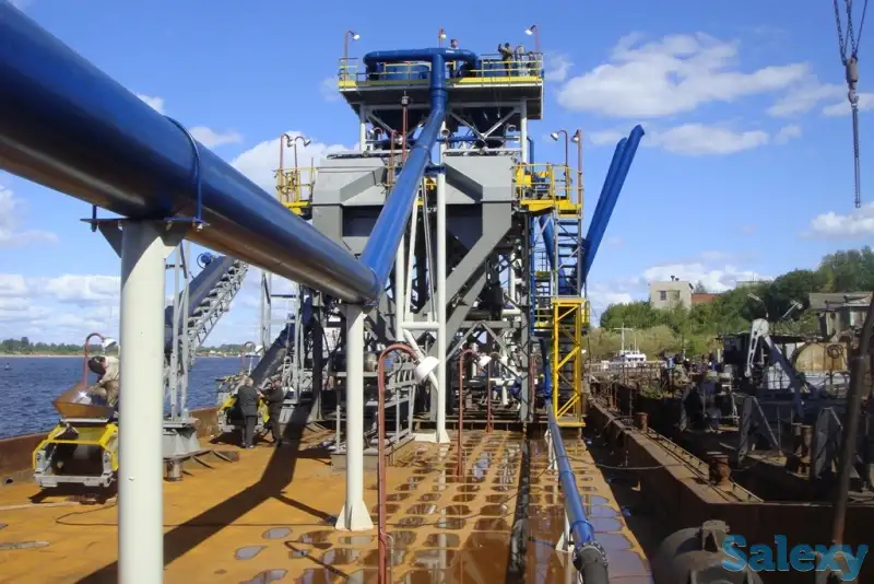 Плавучий агрегат сортировки щебня и песка из ПГС, фотография 2