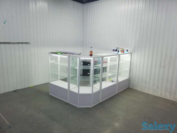 продам ветрины с подсветкой + островок ветрина (только в комплекте), фотография 2