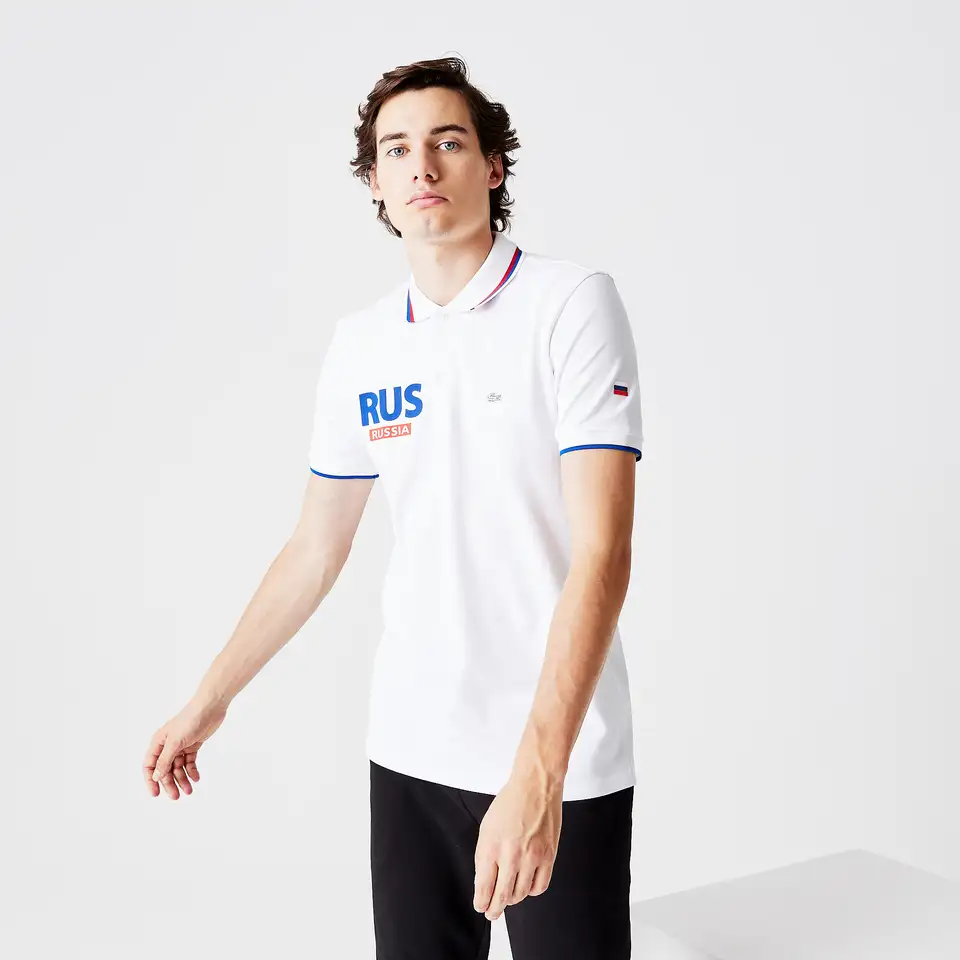 Мужское поло lacoste slim fit, фотография 1
