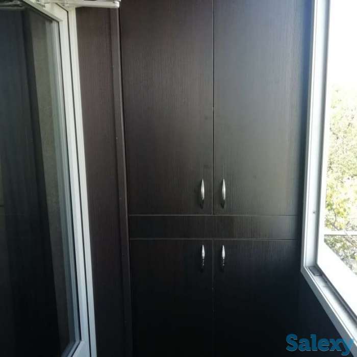 Балконы в Талгаре:утепление, обшивка сайдингом, отделка Мдф декор., фотография 11