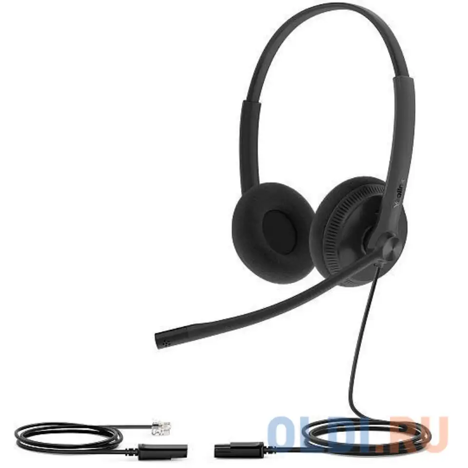 Гарнитура yealink yhs34 dual черный, фотография 1