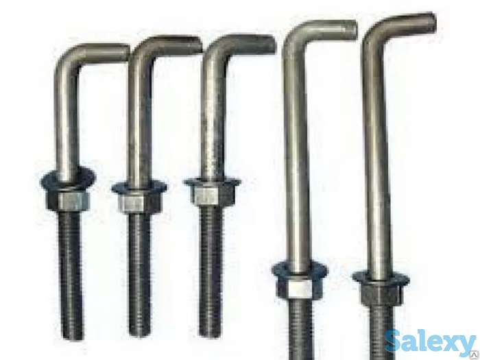 Болты анкерные фундаментные Г-образные с крюком, фотография 1
