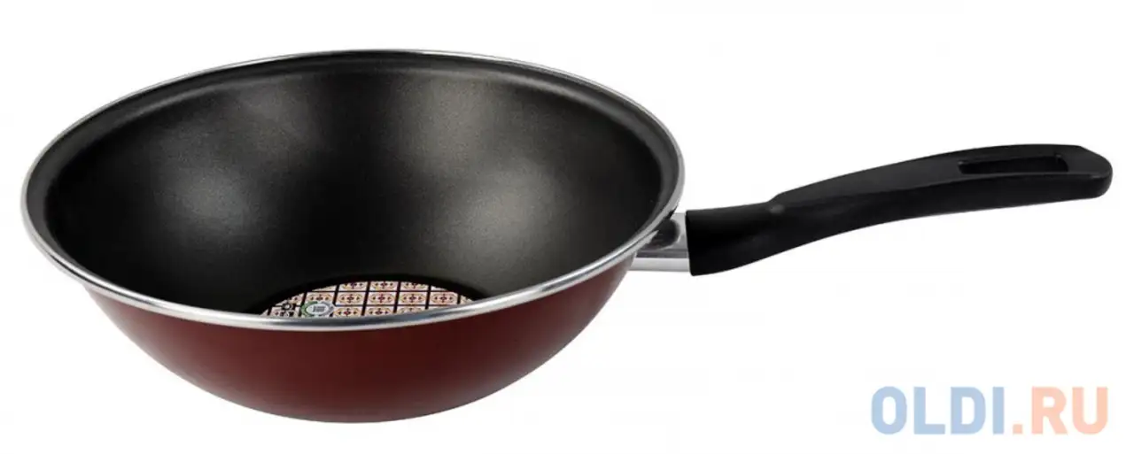 Сковорода wok vitrinor authentique burgundy 28, фотография 1