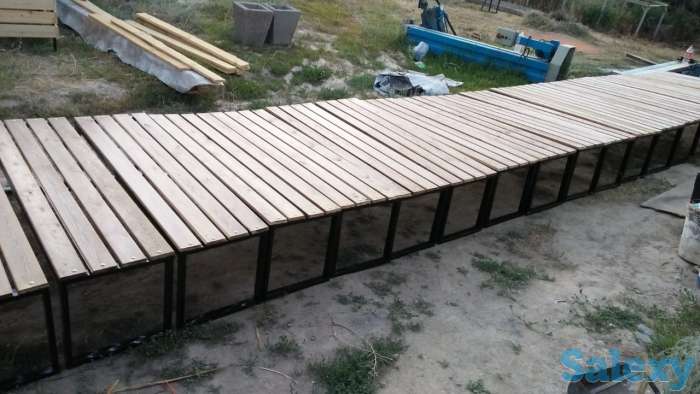 Скамейка без спинки, фотография 2