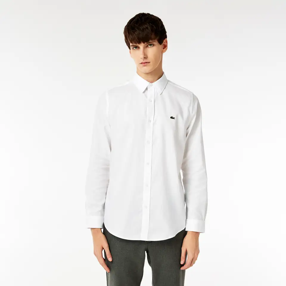 Мужская рубашка lacoste slim fit, фотография 1