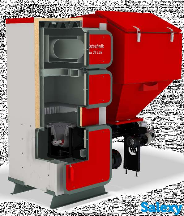 Автоматический угольный котел Heiztechnik Q EKO 15 кВт.  25квт 35квт 45квт 55квт 65квт 75квт 100квт, фотография 2