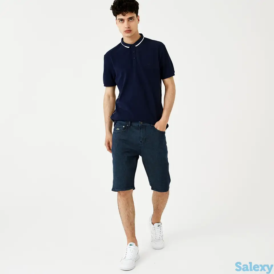 Мужские джинсовые шорты lacoste, фотография 1