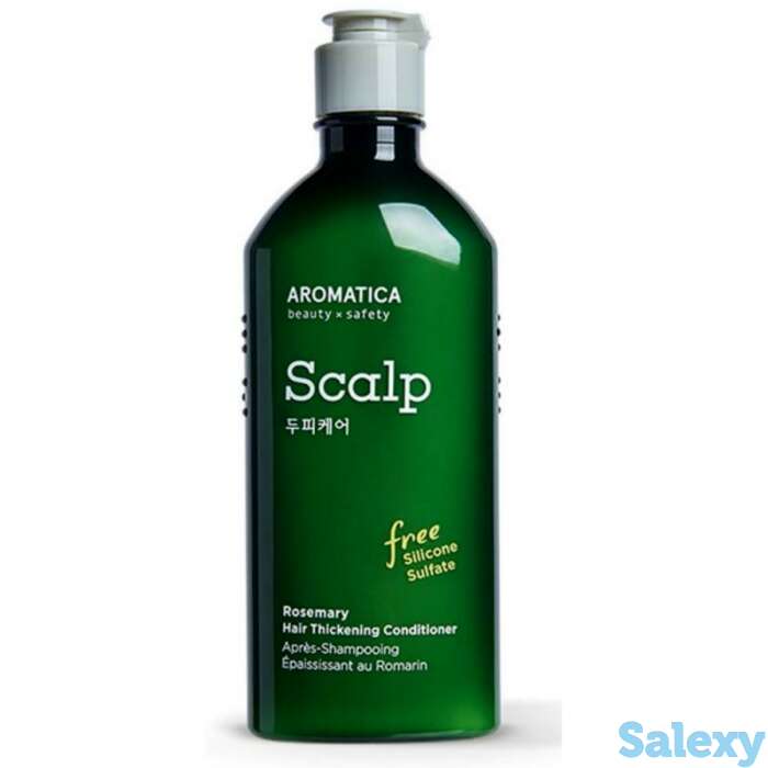 кондиционер для волос с розмарином aromatica rosemary hair thickening conditioner, фотография 1