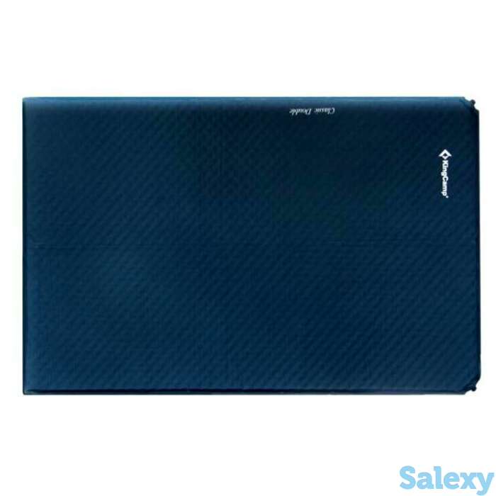 Коврик самонадувающийся туристический kingcamp classic double ii, фотография 1