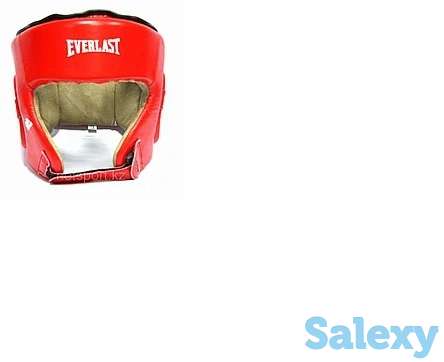 Шлем боксерский Everlast кожа, фотография 1