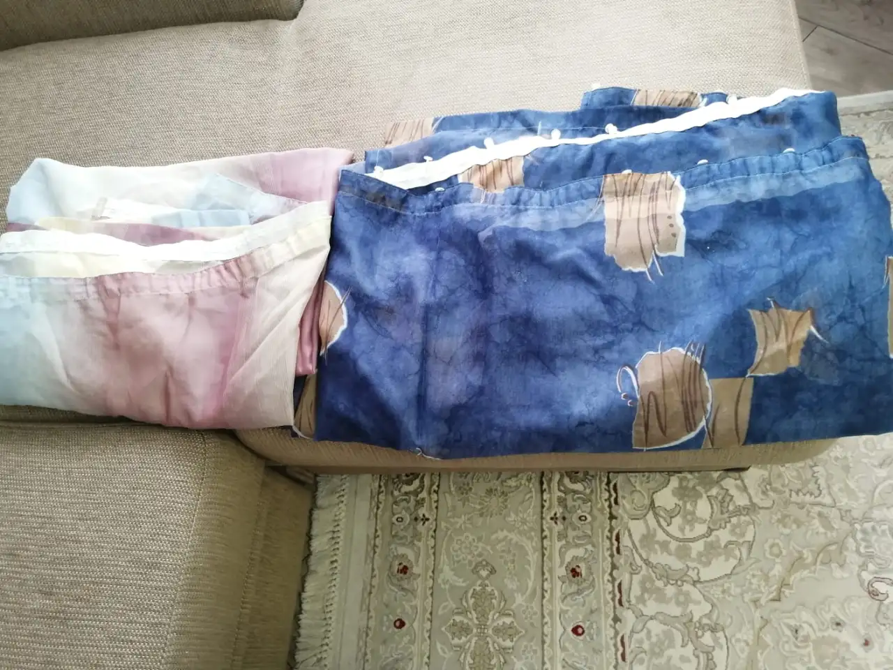 Продам шторы:  тюль  двух расцветок, фотография 2