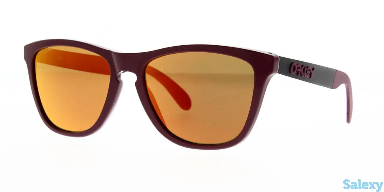 Очки солнцезащитные oakley frogskins mix vampirella/prizm ruby, фотография 18