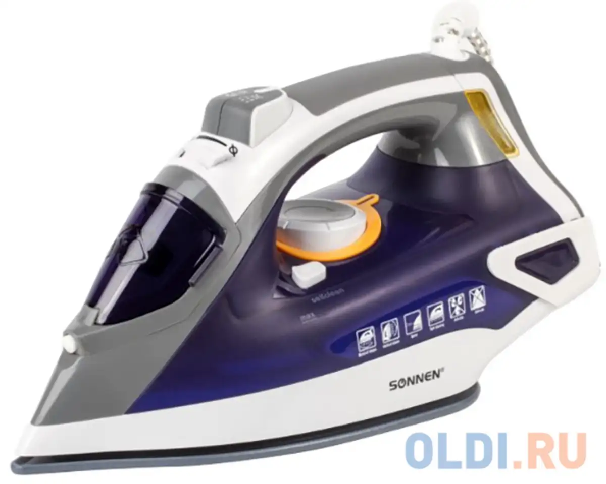 Утюг sonnen si-240 2600вт фиолетовый, фотография 1