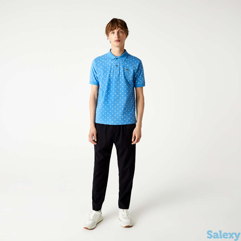 Мужская рубашка поло lacoste classic fit из хлопка, фотография 1