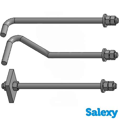 Производство фундаментных болтов тип 1.1 с загибом, фотография 1