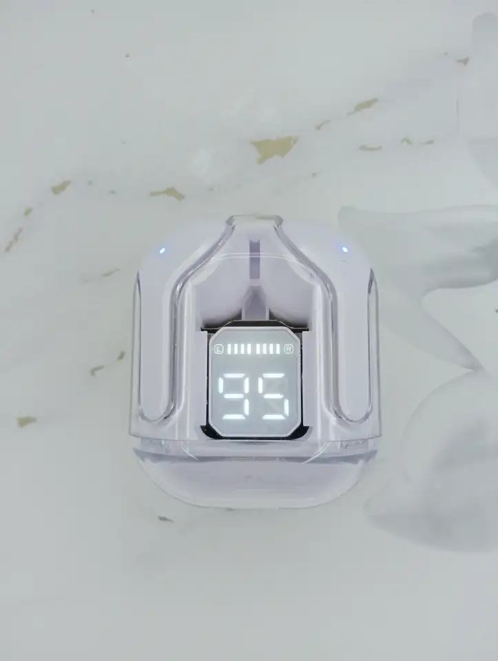 Прозрачные TWS-наушники BT-30, беспроводные V5.3, фотография 4