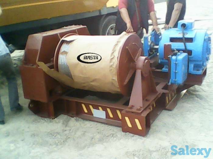 Лебедка маневровая электрическая ЛМ-160 с тросом, фотография 3