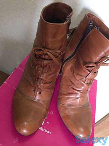 Кожаные полусапоги, фотография 1