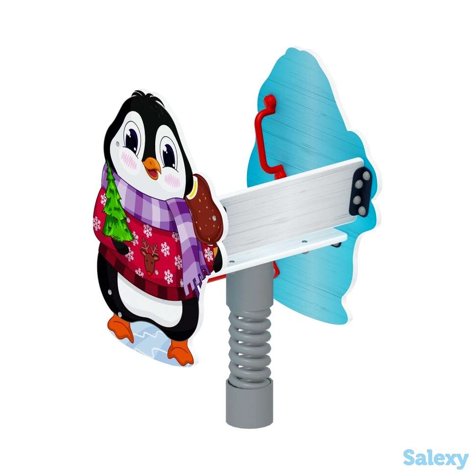 Качалка на пружине пингвиненок ио 22.01.02-01, фотография 1