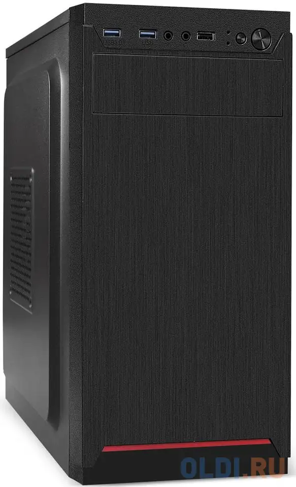 Корпус microatx exegate baa-114u2-aaa350 350 вт чёрный, фотография 1