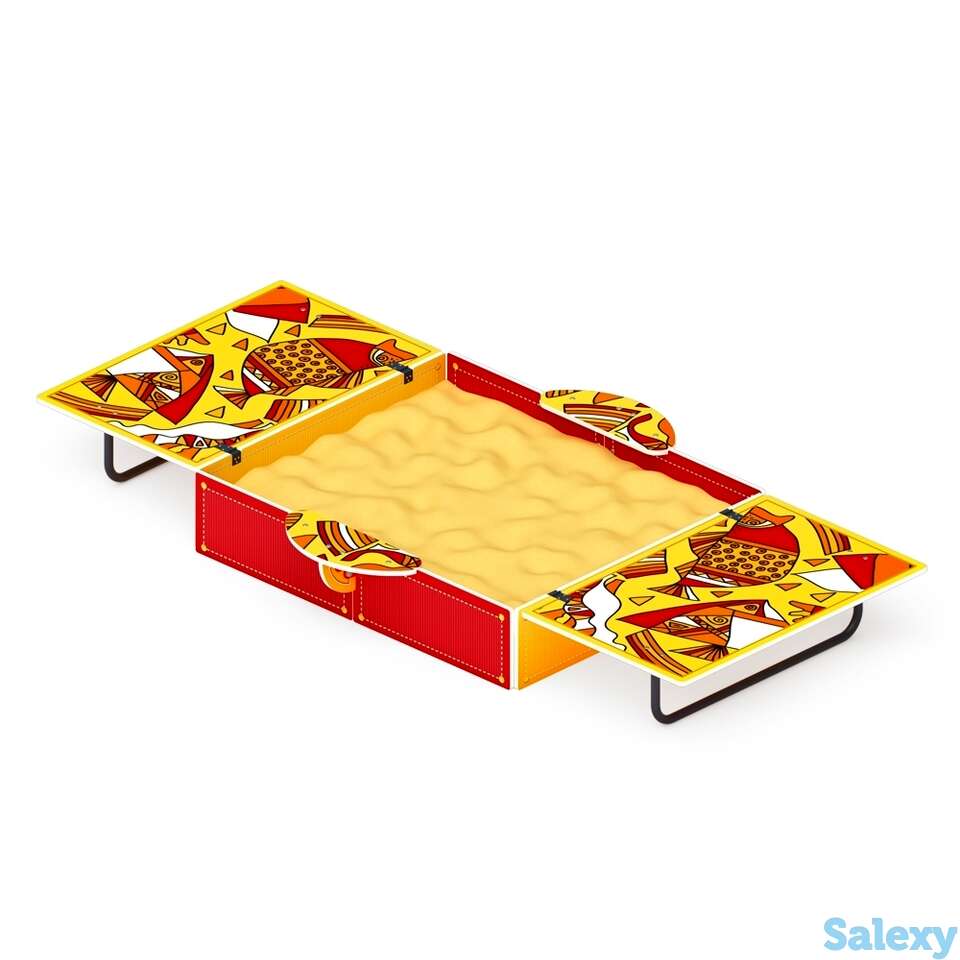 Песочница с крышкой (средняя) ио 5.01.11-08, фотография 1