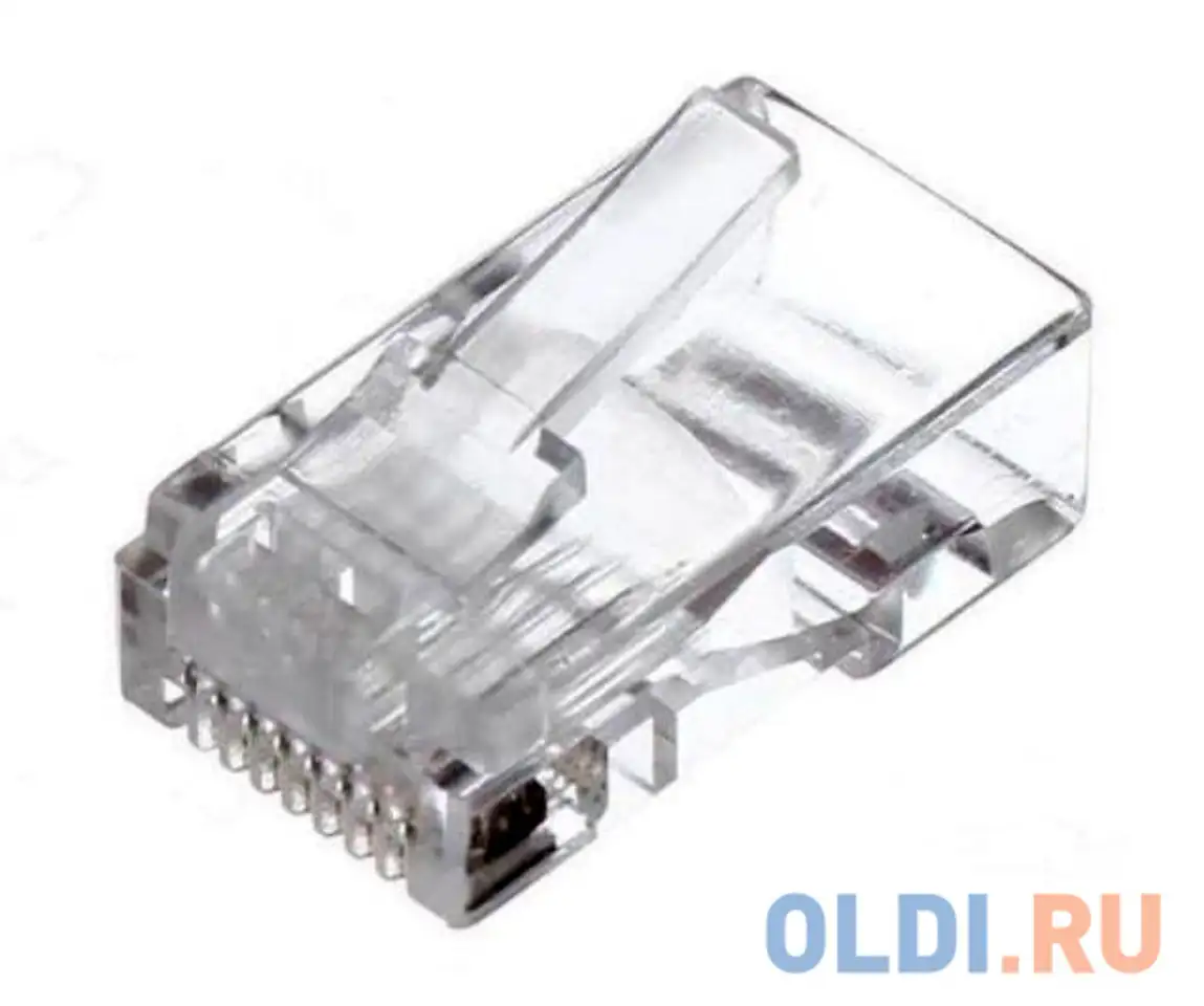 Коннекторы rj-45 (8p8c) для utp кабеля 6кат. ( упаковка 100 шт.), фотография 1