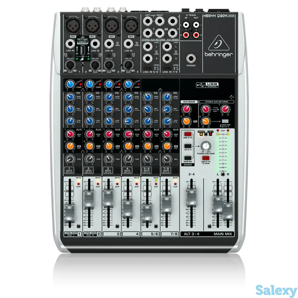 Микшерный пульт behringer xenyx q1204usb, фотография 1