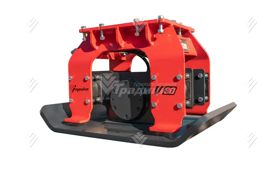 Вибротрамбовка виброплита для экскаватора-погрузчика Impulse V30, фотография 1