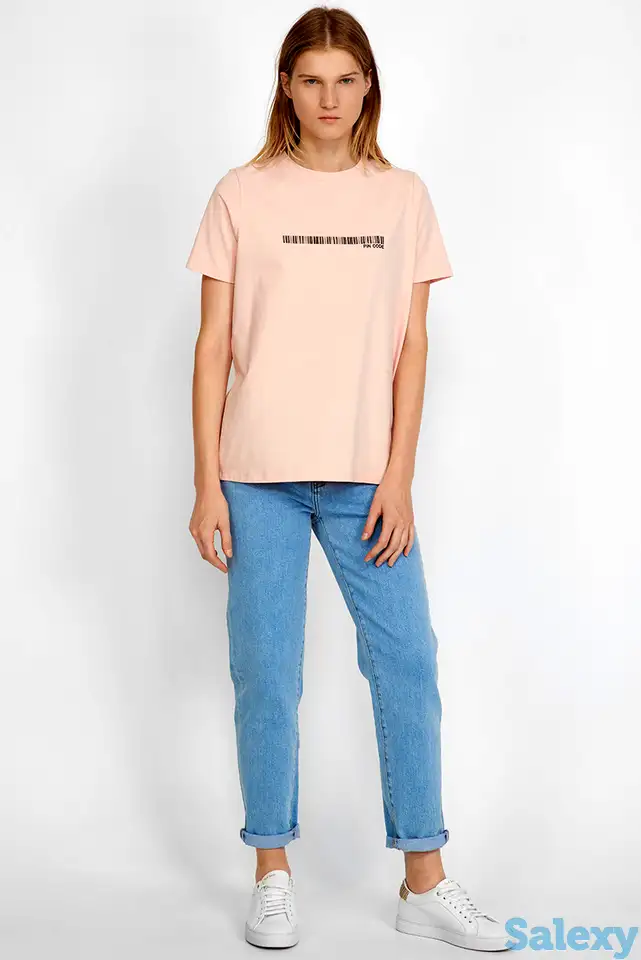 Футболка прямого кроя с принтом vassa&co, фотография 1