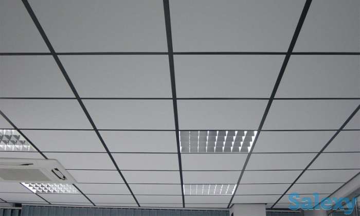 Монтаж потолков Армстронг и Грильято, фотография 1