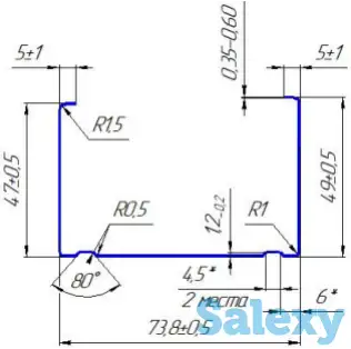 Оборудование для производства профилей для гипсокартона КНАУФ модель 6, фотография 2