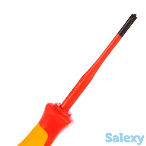 Отвертка для винтов тонкая с шлицем plusminus ph knipex kn-982401sls, фотография 3