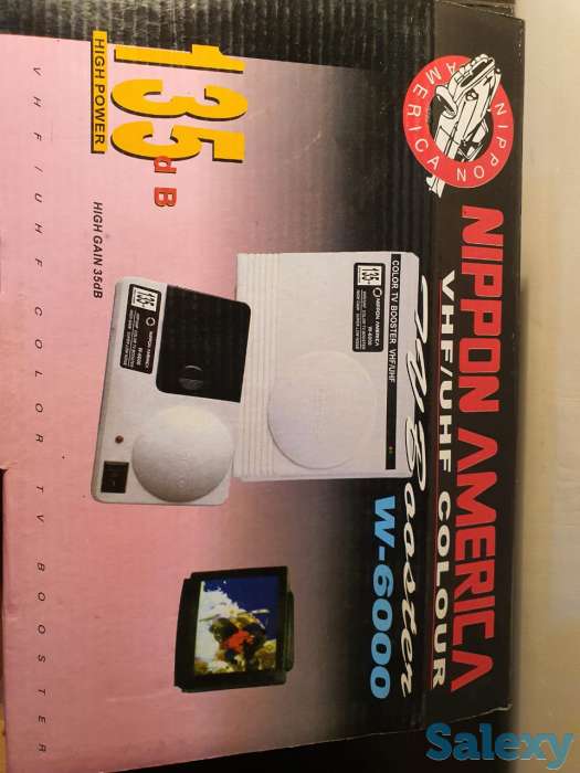 Цветной усилитель для ТВ телевизора, UHF VHF Nippon America, фотография 3